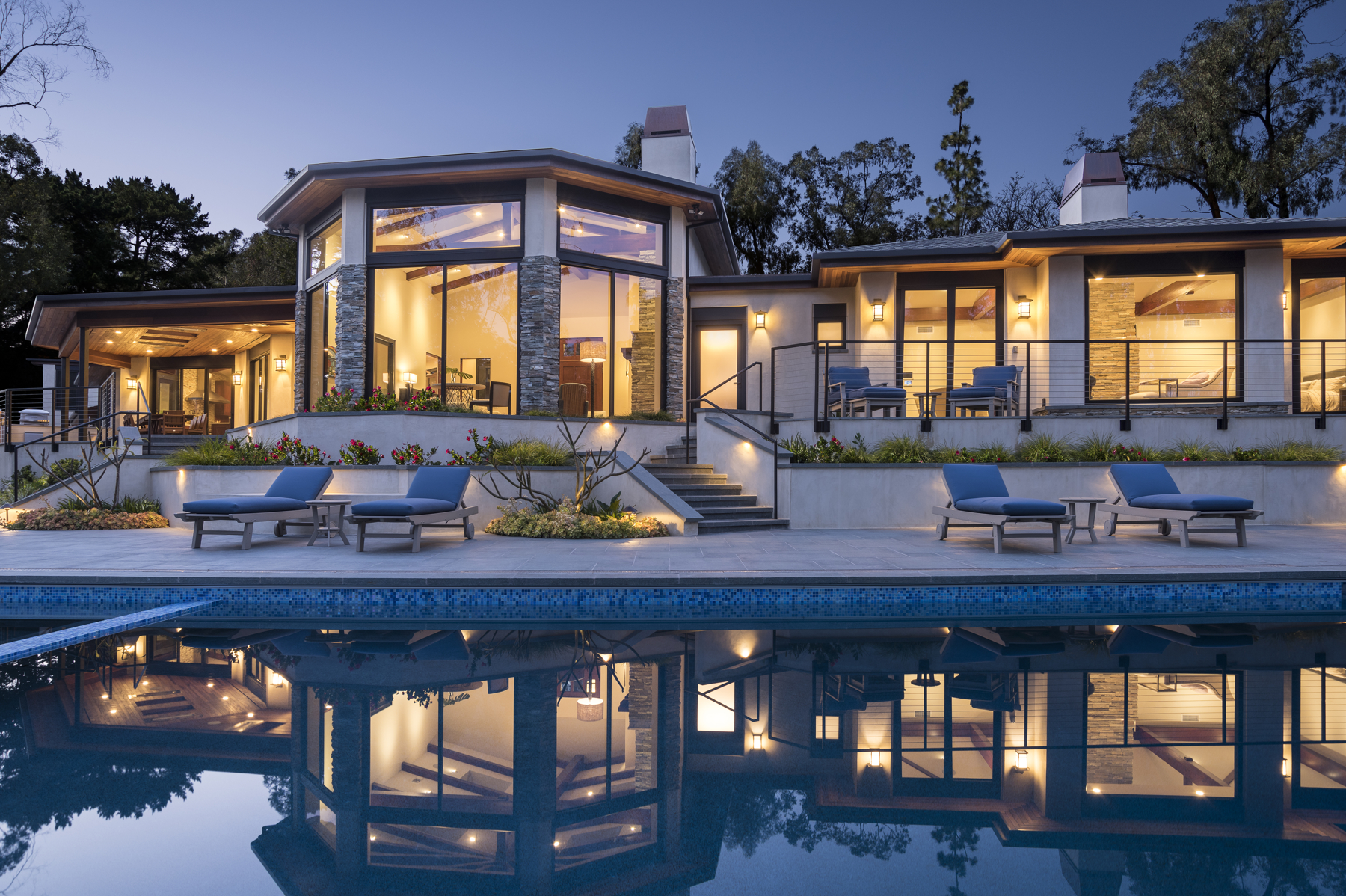 La Jolla, California; architectural photos of the Kao residence